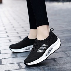 Southeast Asia cross-border rocking shoes new air-cushion women's shoes thick-soled slip-on casual shoes breathable running sneakers summer