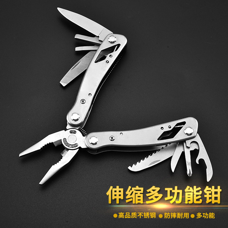 多功能钳折叠多功能刀钳组合工具钳户外野营用品刀钳挫开瓶器一体