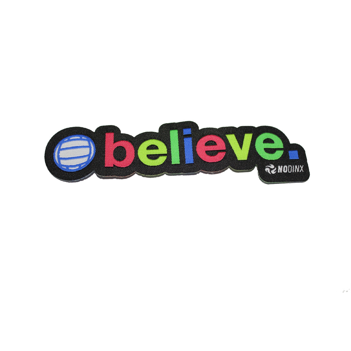 believe 英文字母织唛章 可批发时尚织唛章 织唛章挂件