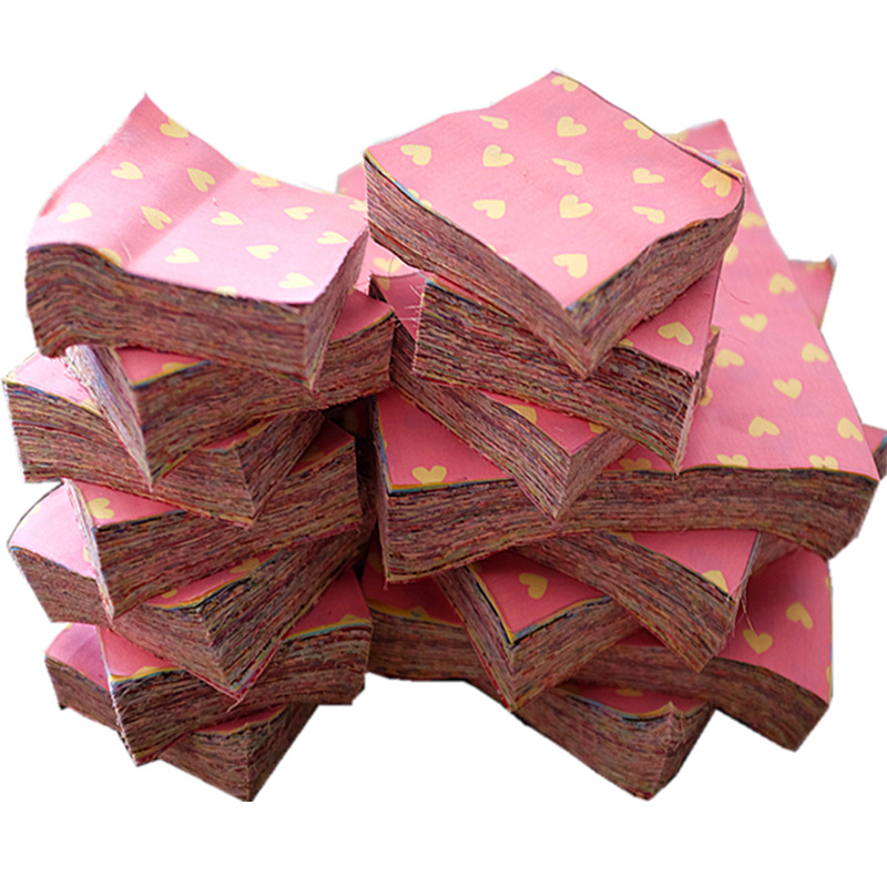 Ma Qiao]Cotton Twill Printed material 15x15 centimeter 100 Color cloth sample Bush Patchwork teaching