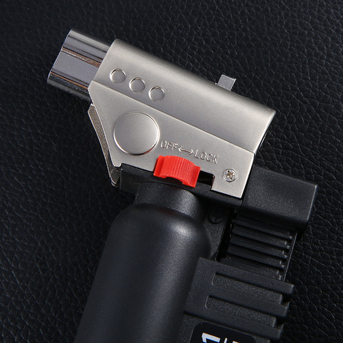 Personalized Trendy Metal Inflatable Windproof Lighter, High-Temperature Resistant Straight Spray Welding Gun, Kitchen Appliance Wholesale