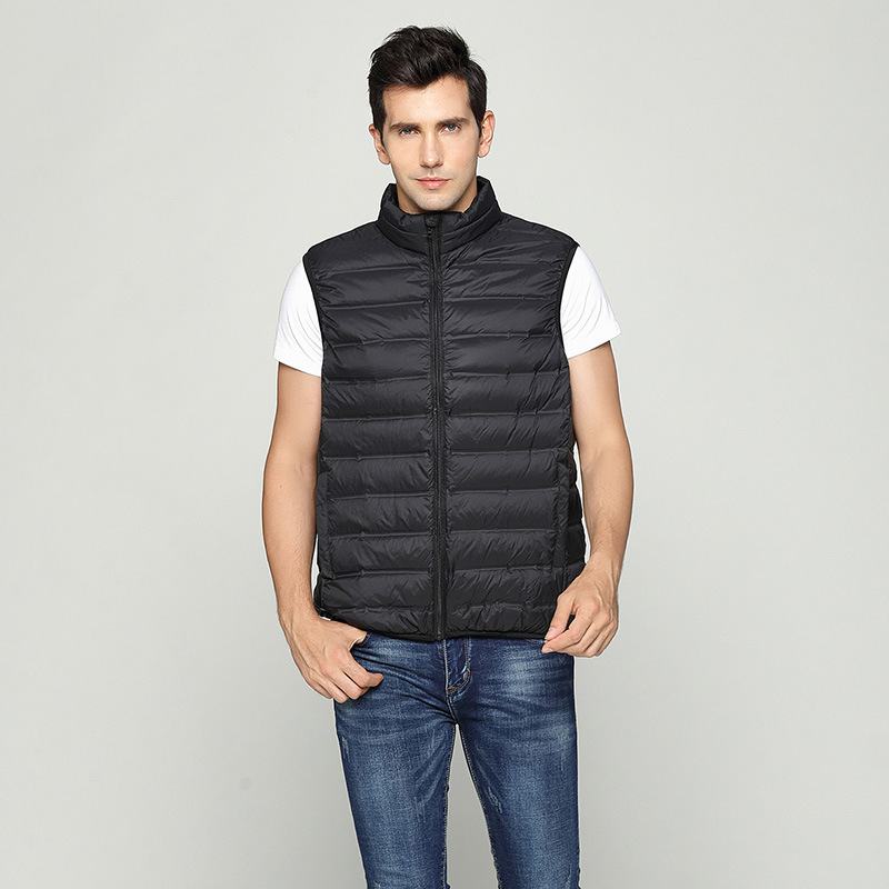 Manufactor Direct selling Autumn and winter Down Vest man Light and thin have cash less than that is registered in the accounts Down Jackets Large light Portable Down vest