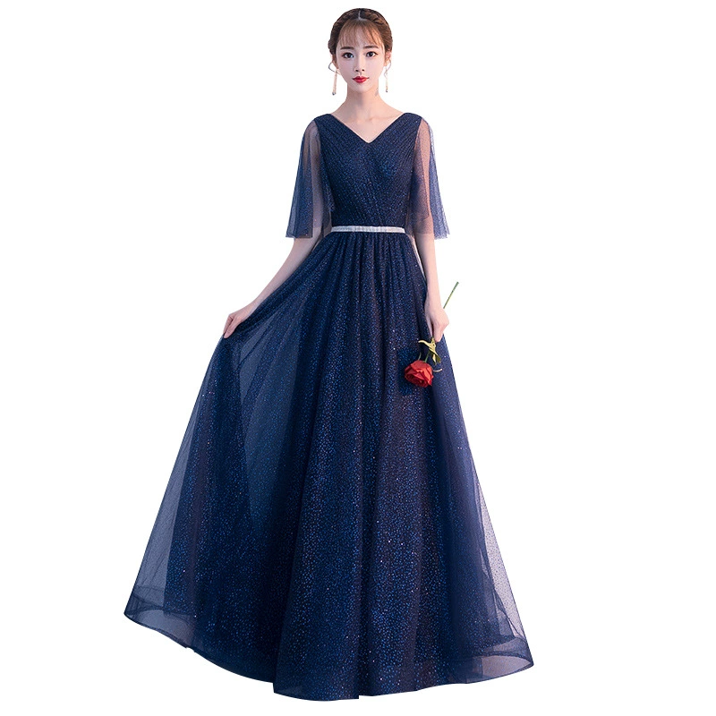 Весенняя длинная вечернее платье