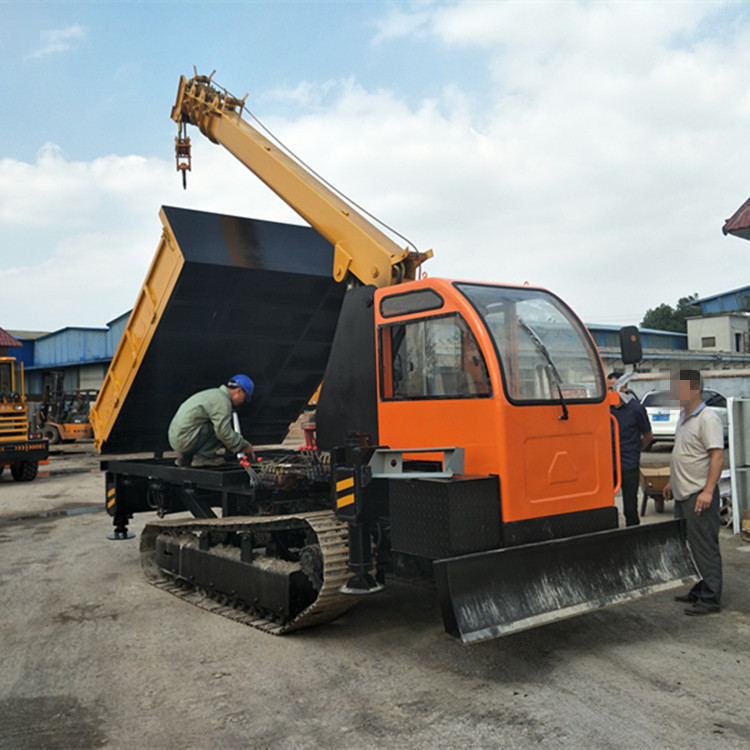 钢制履带底盘随车吊 履带式液压履带吊 农用山地运输车配置