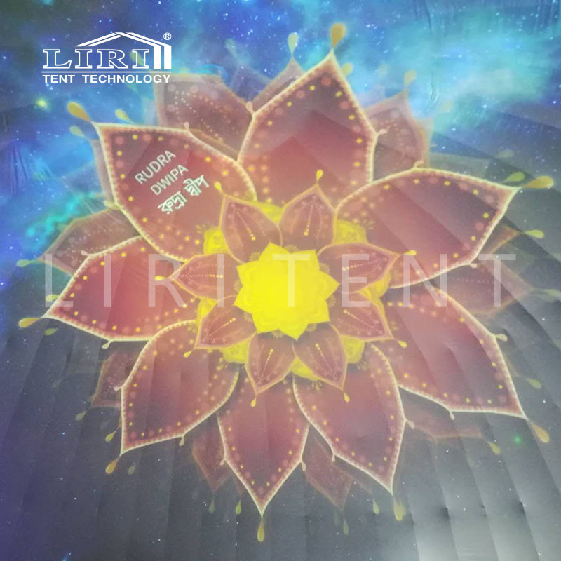 半球形装配式篷房 球幕影院帐篷投影 音乐节电影节艺术展专用篷房
