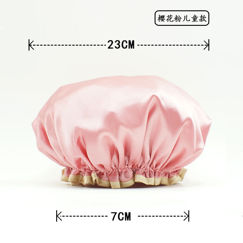 Gorro de ducha impermeable extra grande de doble capa para hombres y mujeres adultos gorro de baño ducha cocina a prueba de aceite a prueba de humo