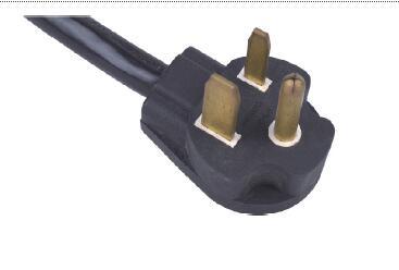 美标三芯干燥插头 大功率烤箱 电源线延长线 NEMA 6-50P 煊华