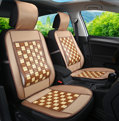 经典品质夏季爆卖款顺风碳化竹片带腰靠凉垫透气垫|ms