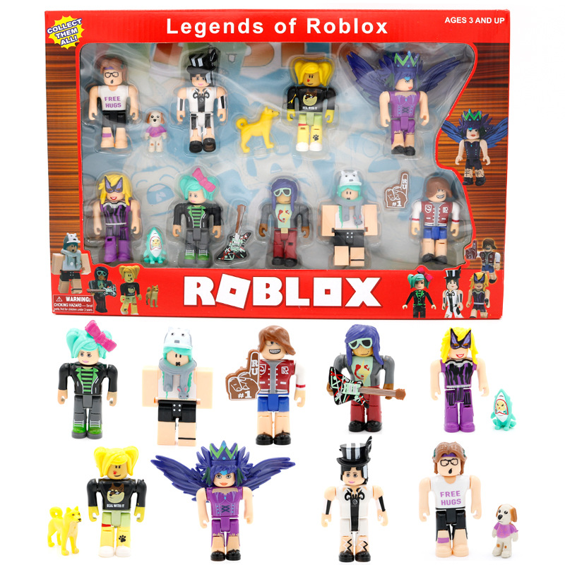 Details About 9pcs Roblox Characters Figure 775cm Pvc Game Figma Oyuncak Action Figuras Toys - robloxs characters