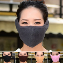 女冬季时尚韩版加厚防风保暖学生防寒带耳朵套透气护耳口罩二合一