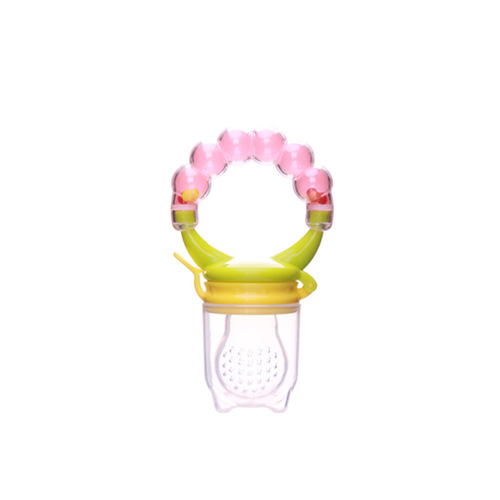 Bell bite device multi-color fruit thinner pacifier food supplement rattle chew chew nutrition manufacturer wholesale