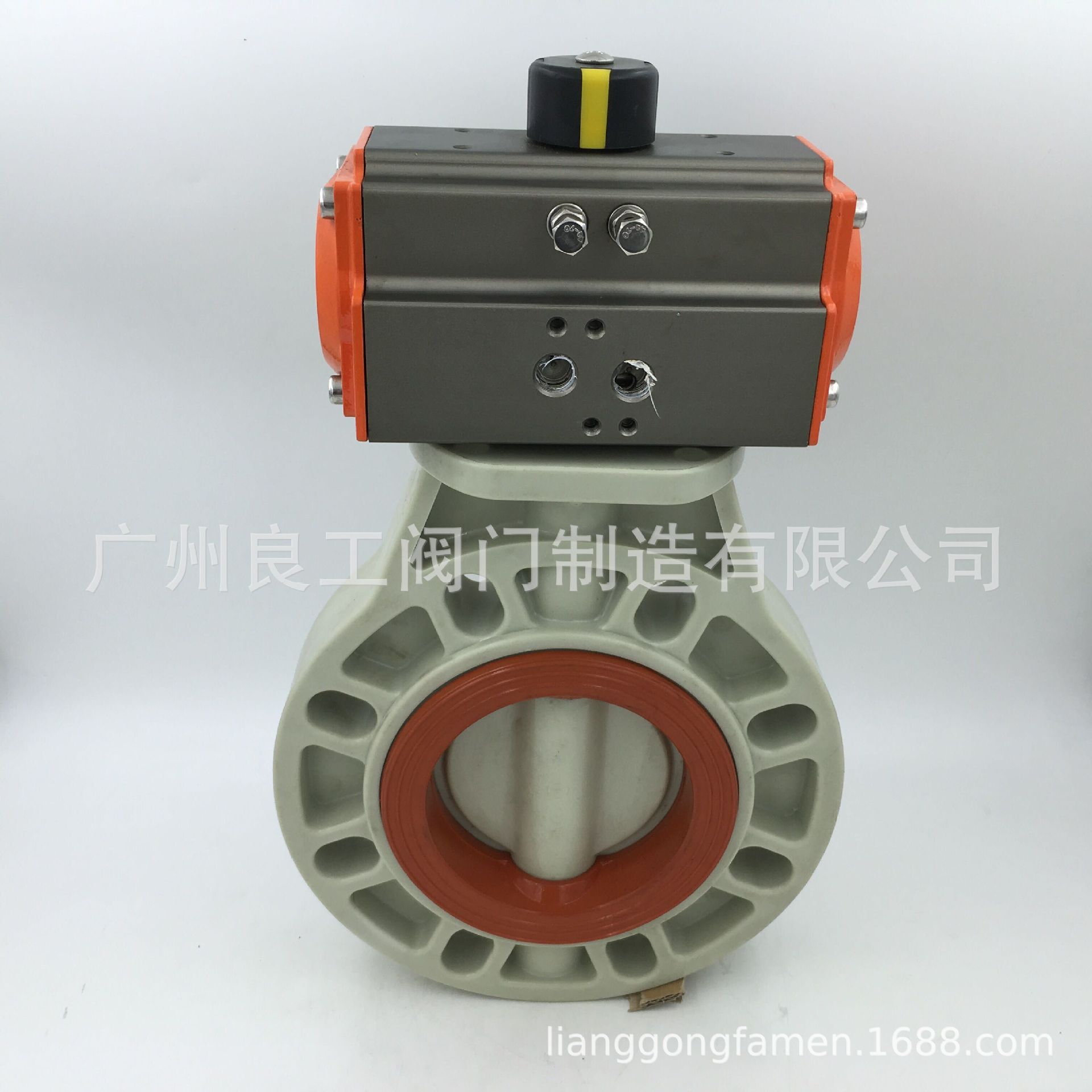 UPVC电动蝶阀 法兰PVC蝶阀 防爆电动碟阀 塑料电动蝶阀DN50-400