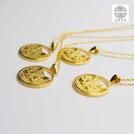 工厂承接 纯铜 925纯银 纯金 18K PT950 白金吊坠定制 可来图来样
