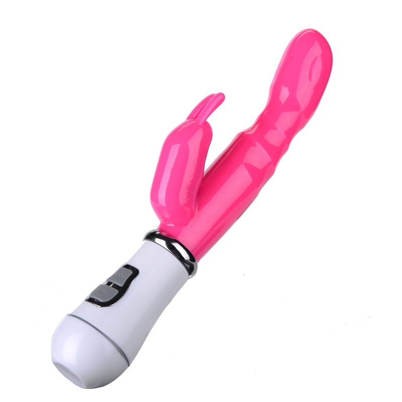 Rabbit Vibrator With Dual G-spot Stimulation And Variable Speeds_voghion.com