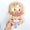 Small cartoon children's cute feeding bottle, balloon