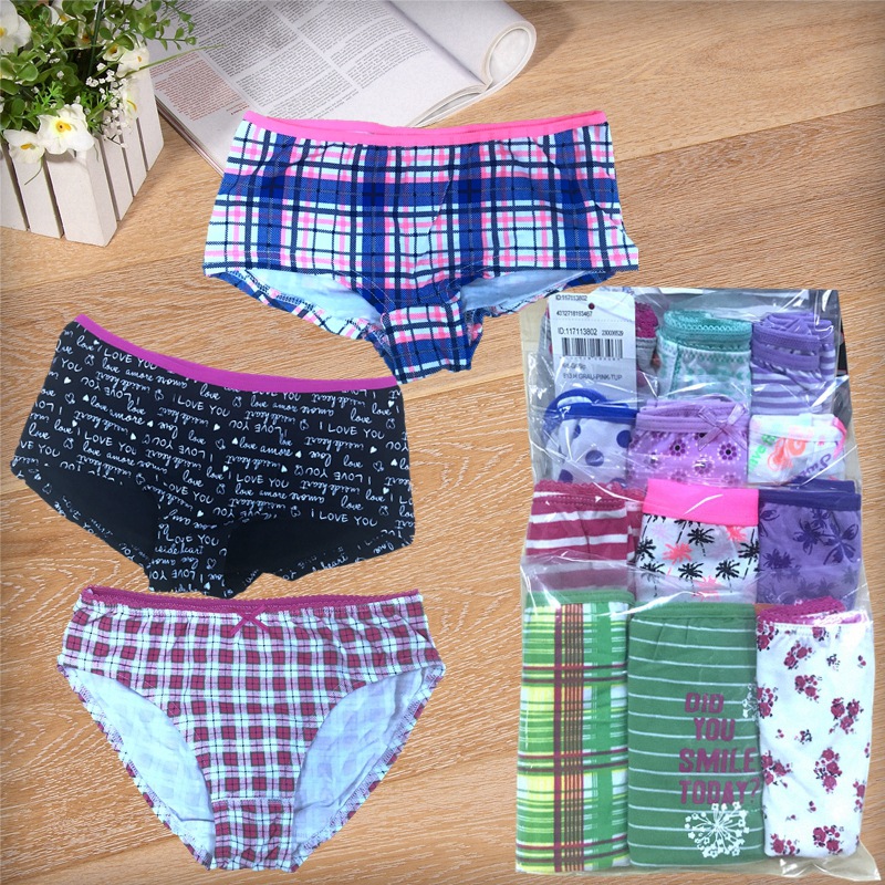 girl student Underwear Foreign trade Germany Big brands comfortable ventilation Boxer lady Close Underwear source Manufactor