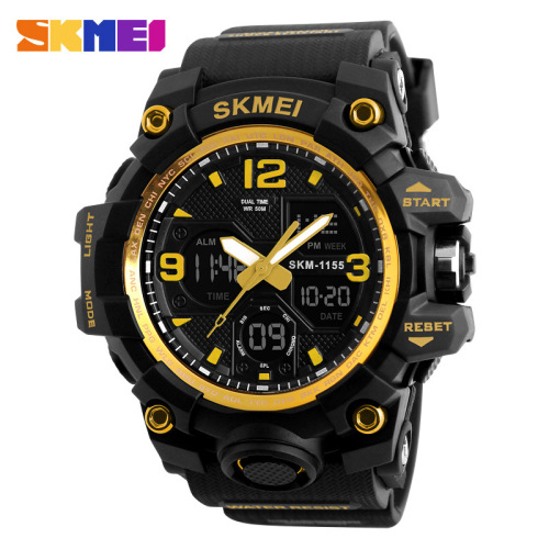 Shimei 1155B Men's Waterproof Electronic Watch Fashionable Multifunctional Outdoor Cross-border Hot Selling Sports Watch