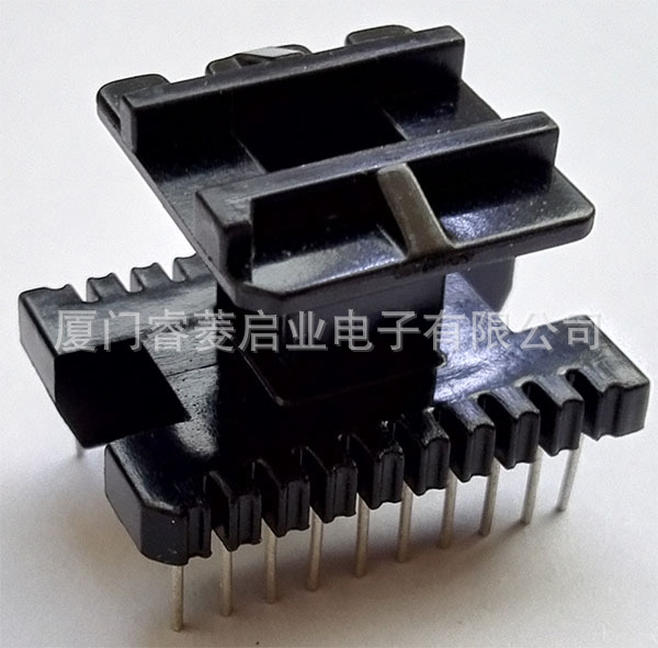 EE25/EI25 立式 20PIN(10+10) 针距2.54 排距15.0 高20.4 骨架