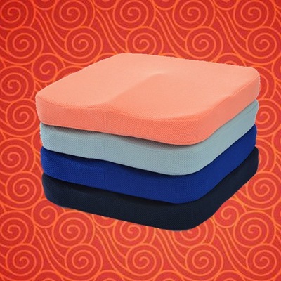 夏季汽车慢回弹客厅坐垫 椅子座位屁股垫 网布办公室方垫 学生垫|ru