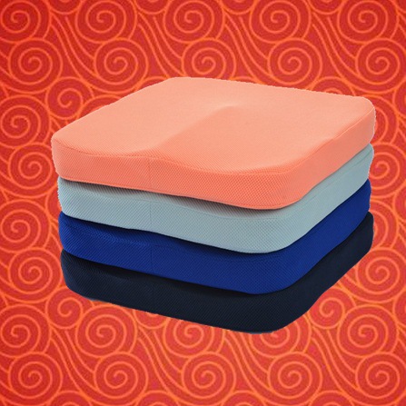 夏季汽车慢回弹客厅坐垫 椅子座位屁股垫 网布办公室方垫 学生垫|ru