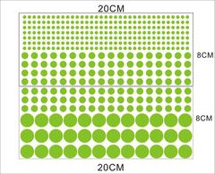 407 Glow-in-the-Dark Round Stickers 104 Round for Bedroom Children's Room Home Decor Wall Stickers Removable Direct Manufacturer Sale
