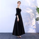 Foreign trade evening dress 2024 new slim party host long dress AliExpress independent station bridesmaid dress