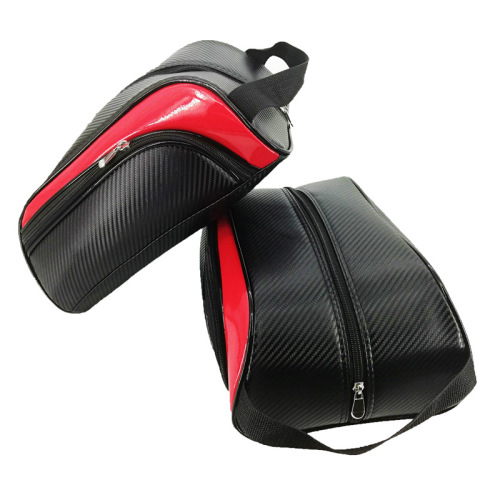 Cross-border hot selling golf shoe bag dustproof and waterproof PU shoe bag multifunctional clutch bag sundries storage bag portable bag