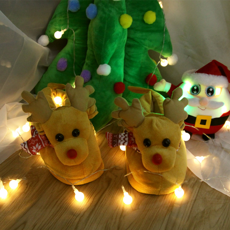 Men's Lady Fleece Plush Slip-On Adjustable Winter Outdoor Indoor Cozy Lightweight Non-Slip House Shoes Indoor Shoes_voghion.com