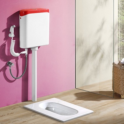 蹲便器水箱噴槍蹲廁雙按沖水水箱節水靜音水箱工程水箱批發