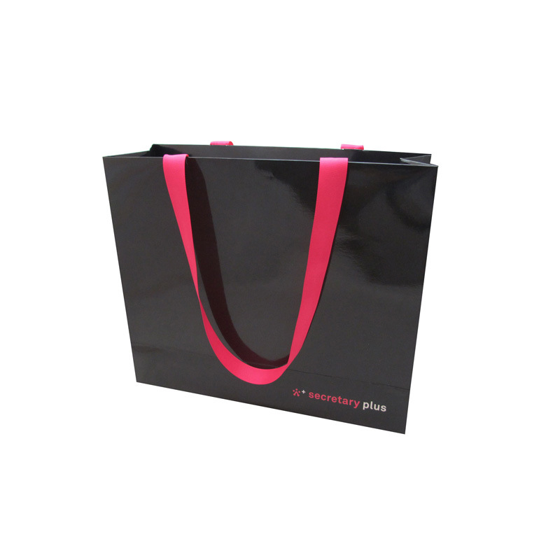 厂家供应手提袋 服装手提袋 黑色高档手提袋