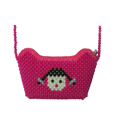 加工定制串珠编织手提包 可爱迷你小方包 女式单肩包厂家批发|ru