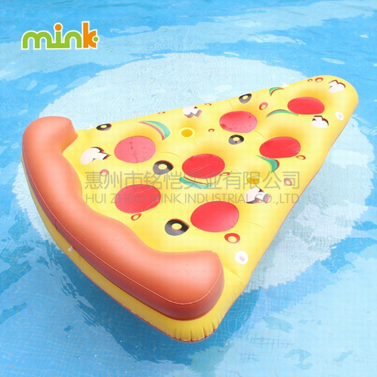 Manufacturer now supplies PVC inflatable pizza floating row pizza…