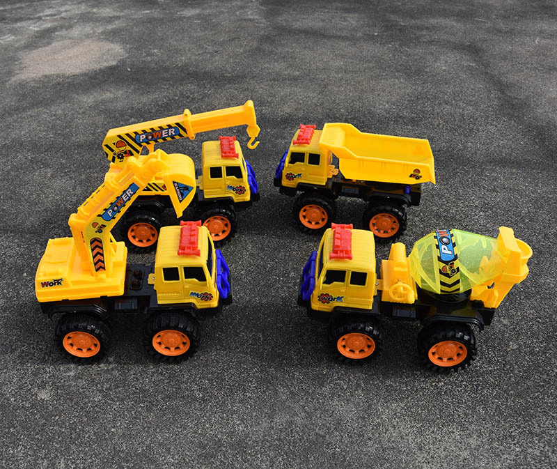 Children's Beach Toy Sliding Construction Vehicle Dump Truck Crane Bulldozer display picture 2