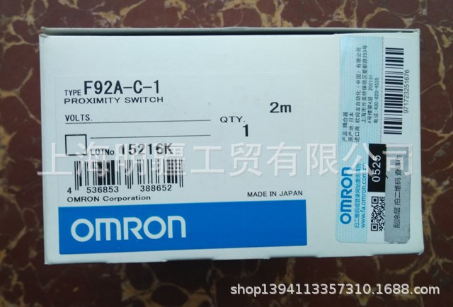 F92A-C-1 库存现货全新原装正品 OMRON 欧姆龙 传感器