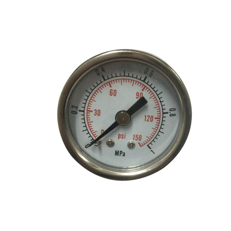 厂家供应Y40Z气动压力表 不带边油压水压铁壳压力表 气压表