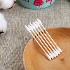 High-quality factory wholesale cotton swabs, 300 pieces, cosmetic use, pointed tip, beauty, makeup removal, nail care, dual-headed, hygienic cotton sticks