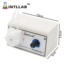 INTLLAB 12V静音抽水 微型蠕动泵 自吸泵 家用小型循环泵微型水泵
