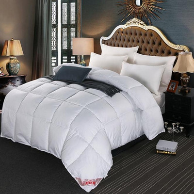 廠家批發羽絲被子禮品被 鵝絨被 宿舍單人被子 被芯 純色羽絲被子