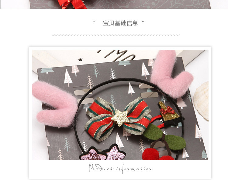 Christmas Glasses Hairpin Decorations Wholesale Nihaojewelry display picture 2