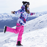Лыжный лыжный костюм, удерживающий тепло дышащий демисезонный комплект