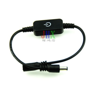 厂家直销 LED单色触摸控制器 12V单色开关调光器 迷你线上调光24V|ru