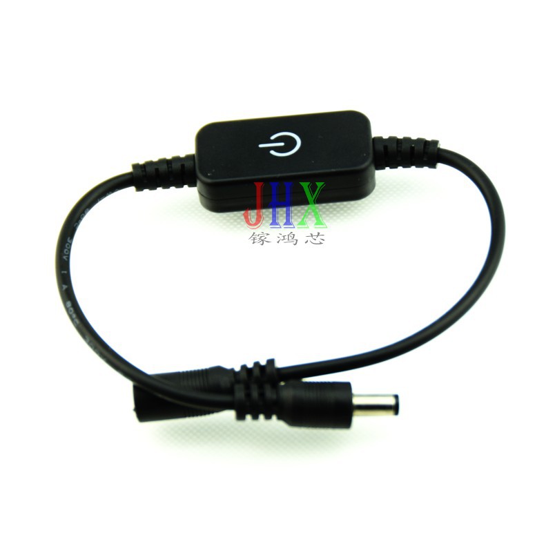 厂家直销 LED单色触摸控制器 12V单色开关调光器 迷你线上调光24V|ru