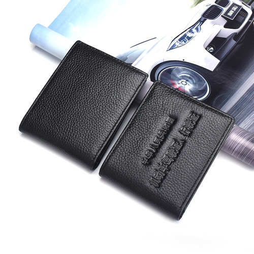 Factory Direct Sale Genuine Leather Wallet Driving License Cover Double Page Driving License Wallet Motor Vehicle Driving License Holder Document Bag