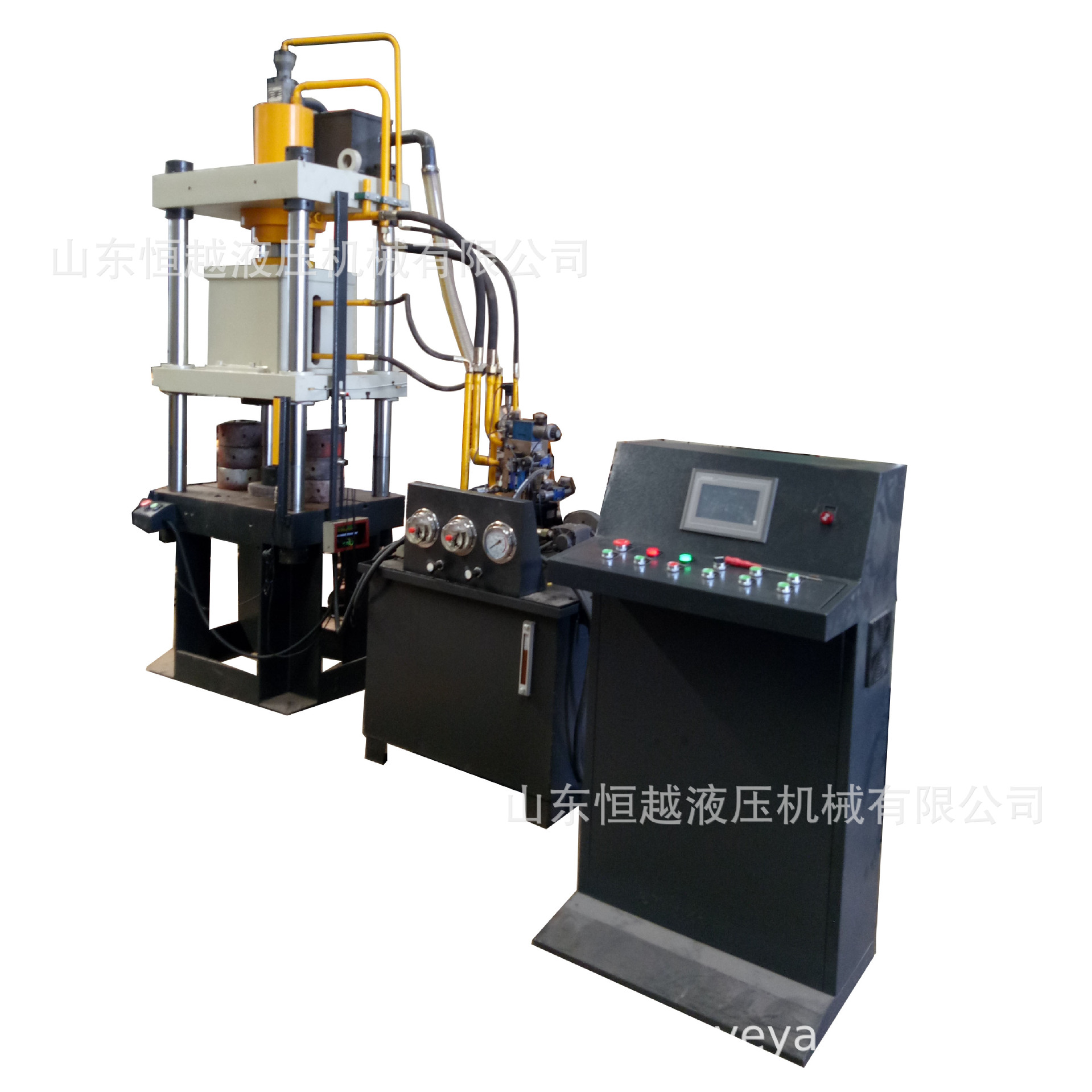 现货供应陶瓷粉末成型四柱压力机 80t三梁四柱液压机 伺服液压机