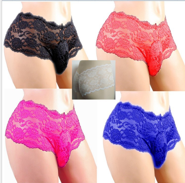 2020 European and American sexy men's lace sexy underwear nightclub stage ds performance