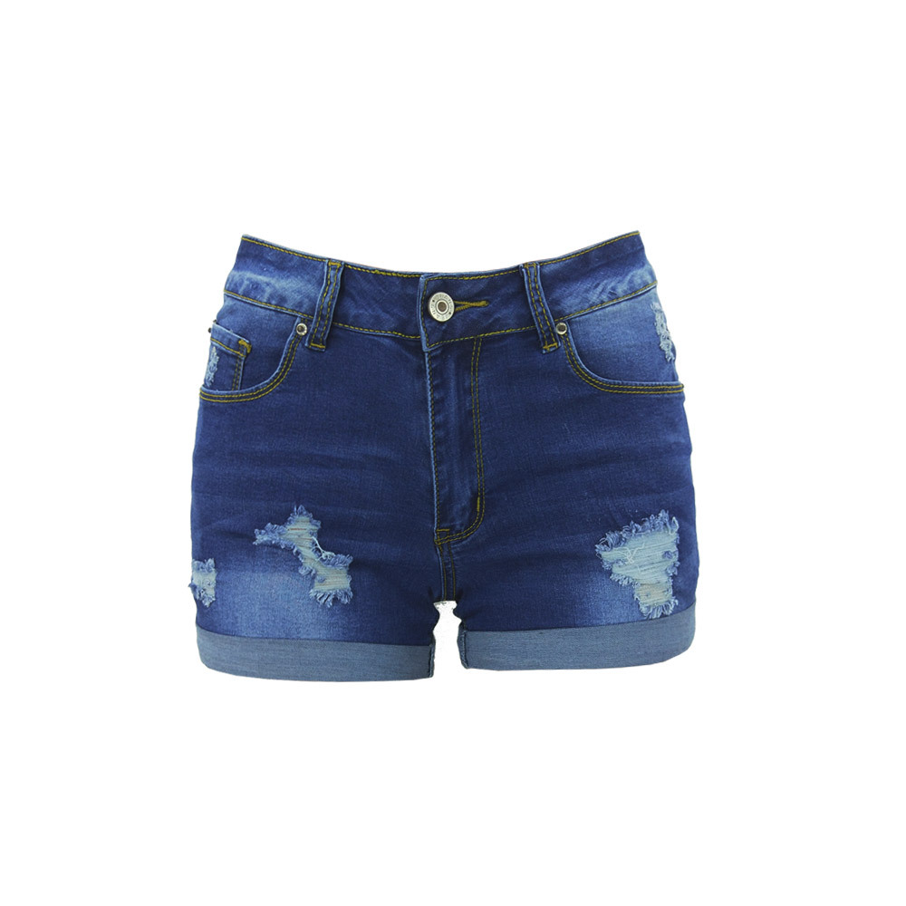 Spring Denim  Ripped Flanging Hot Shorts - Shorts - Uniqistic.com