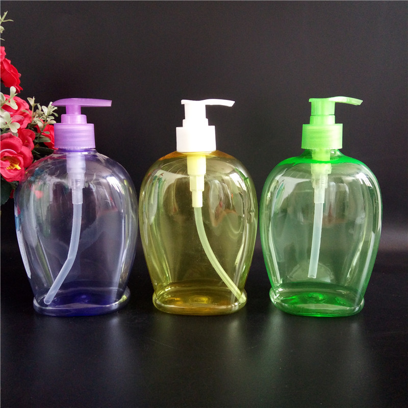 批发供应500ml洗手液塑料瓶 塑料喷壶 500毫升pet透明塑料瓶 现货