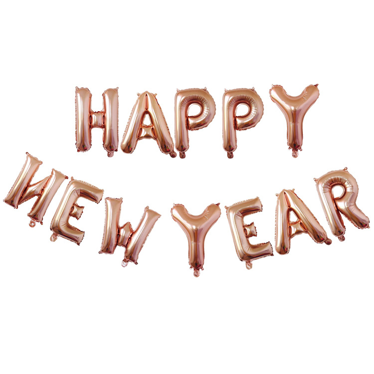 玫瑰金新年快乐