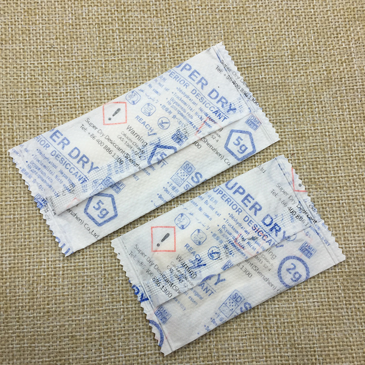現貨氯化鈣幹燥劑工業粉末小包裝防潮劑 super dry雙層氯化鈣2G