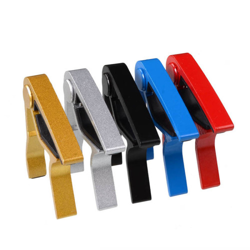 Metal personalized small hand electric guitar capo 5-color folk guitar capo capo guitar capo